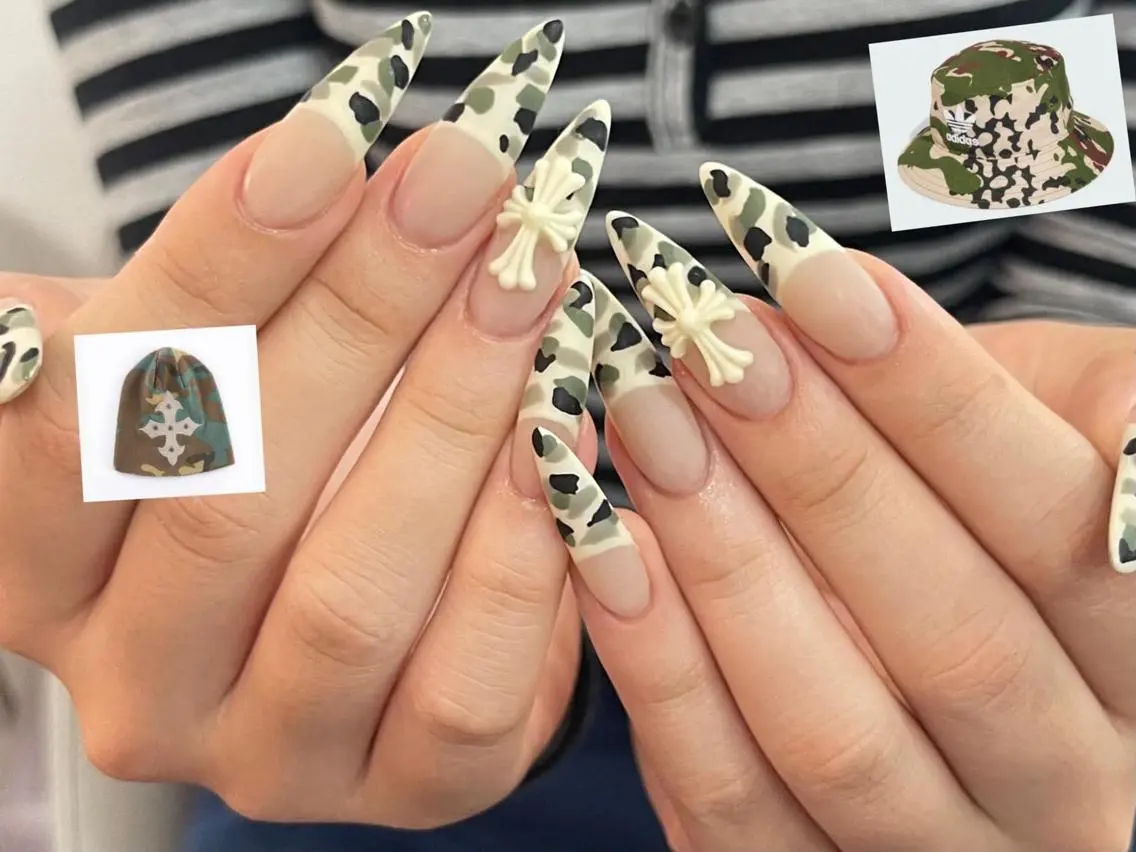 ネイル アニマル柄 オーロラネイル チークネイル フラッシュネイル ジェルネイル Yuu🎀 Belle Nailのネイルデザイン