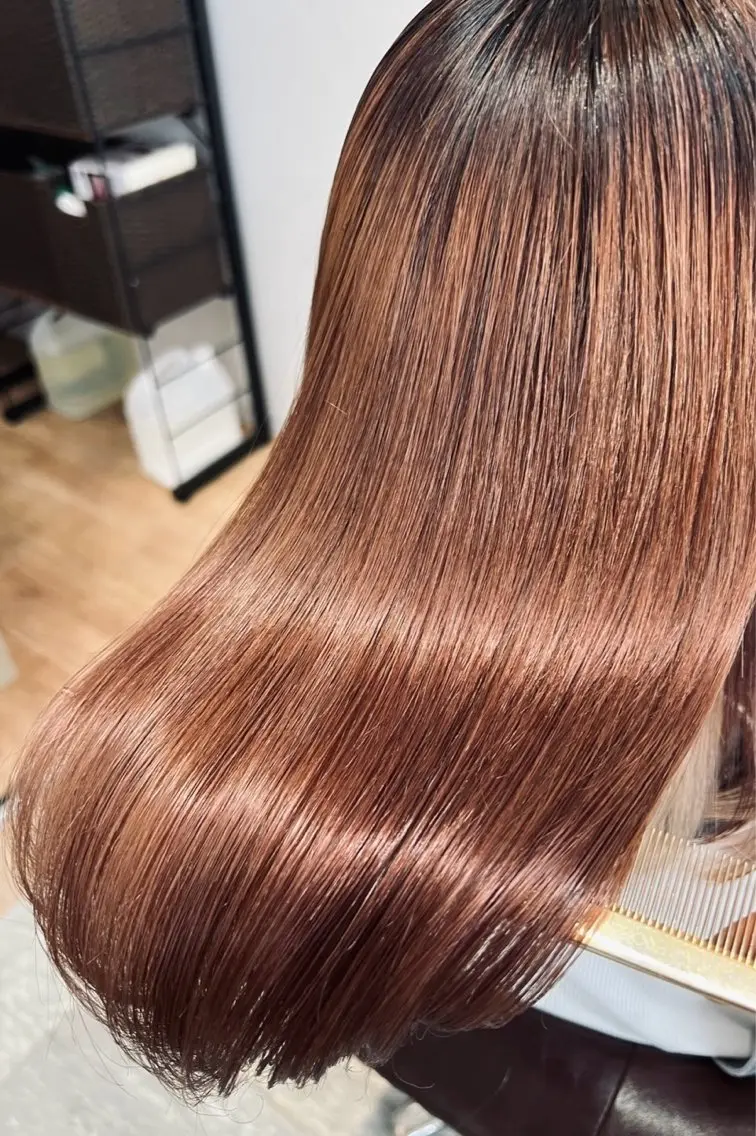 セミロング 縮毛矯正特化❄️ Ibuki/東陽町のヘアスタイル