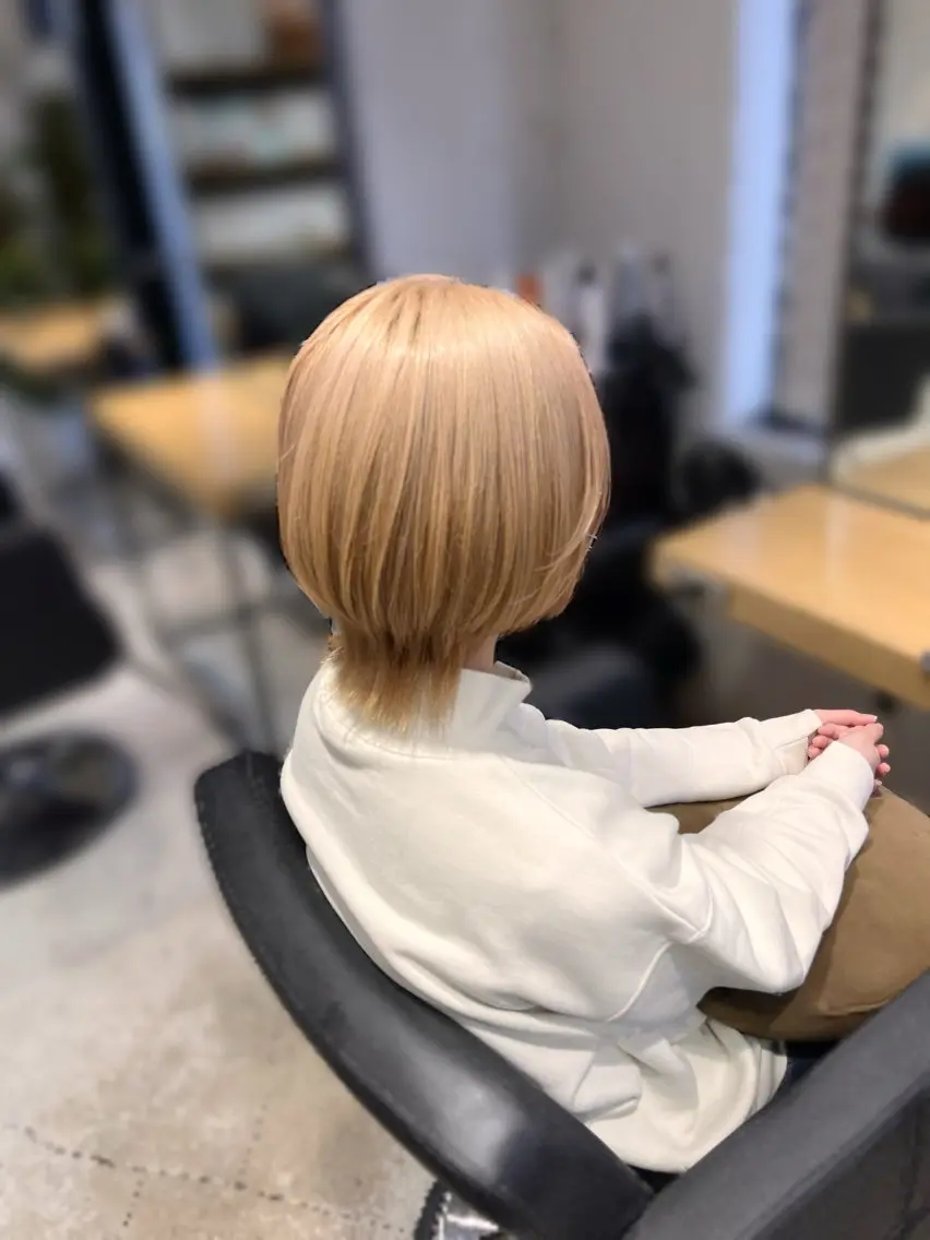 ショート ヘアカラー 💖暖色系カラー💖 🦋HARU 🦋のヘアスタイル