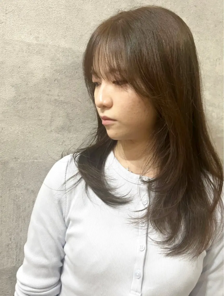 ミディアム カット ヘアカラー Grow by NYNY 田代 紀恵のヘアスタイル