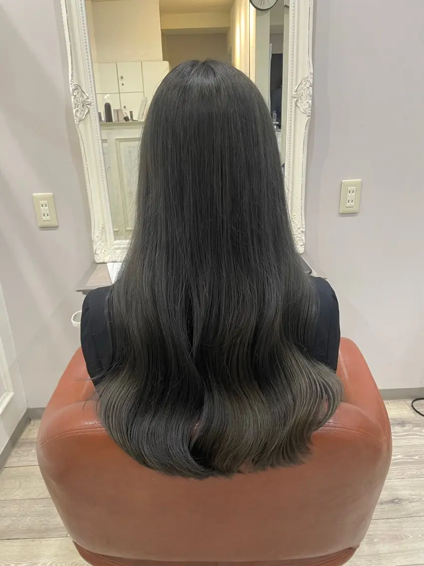 カラー 緑区/艶髪 🦋柿下のヘアスタイル