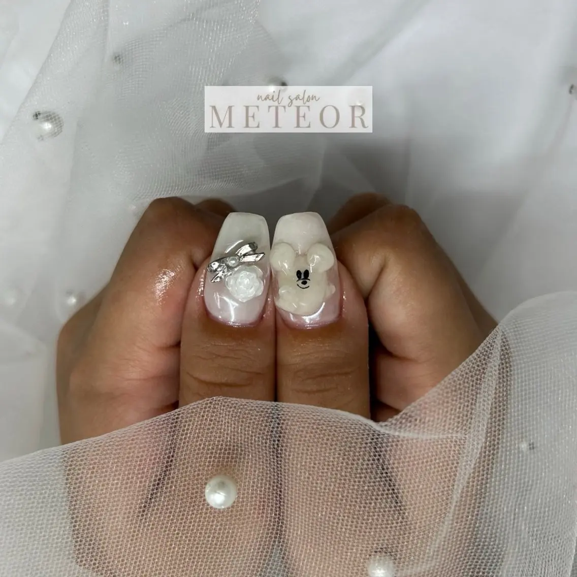ロング ハロウィン ハンドネイル METEOR💫 staffのネイルデザイン