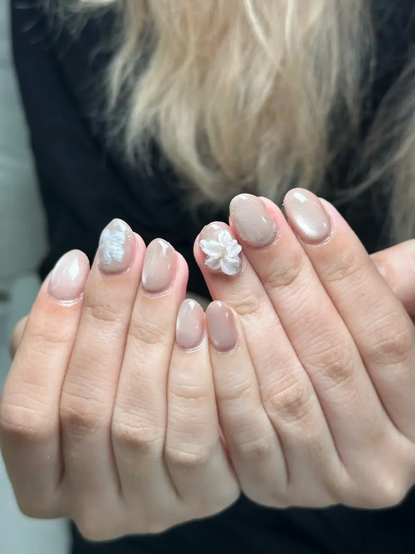 ネイル クリアネイル 🐚 すなのネイルデザイン