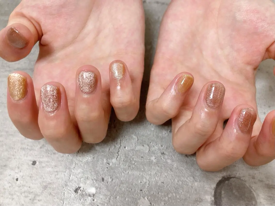 ネイル マグネットネイル ハンドネイル mogunail &blowのネイルデザイン