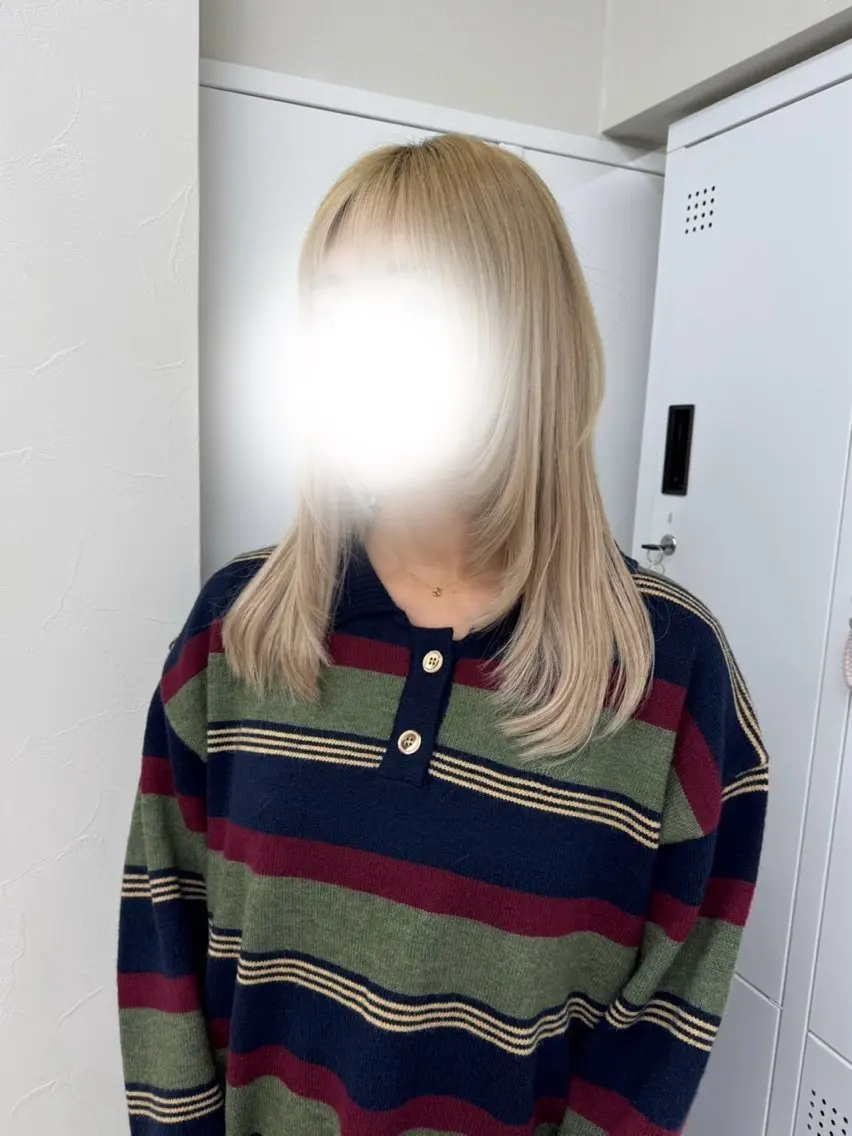 【レイヤー✖︎エクステ】長さだししながら顔周りレイヤー💟80本付け放題(52ｾﾝﾁ)の写真