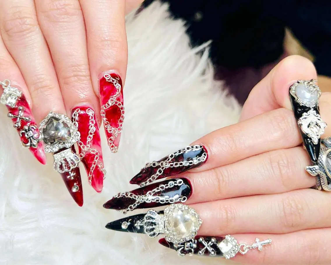 ネイル チークネイル 長さ出し フラッシュネイル フレンチネイル グラデーション ハンドネイル AN NAIL SALONのネイルデザイン