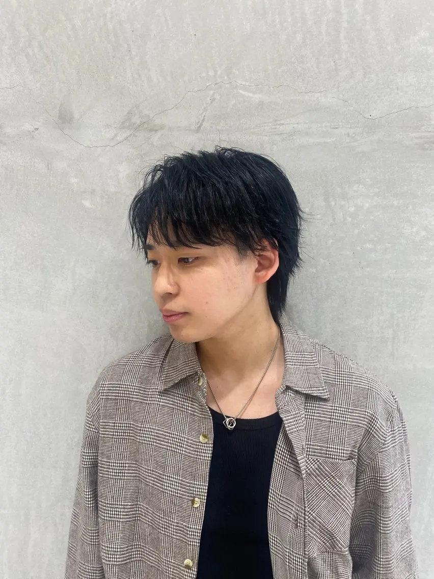 メンズ センターパート 民谷 佳暉のヘアスタイル