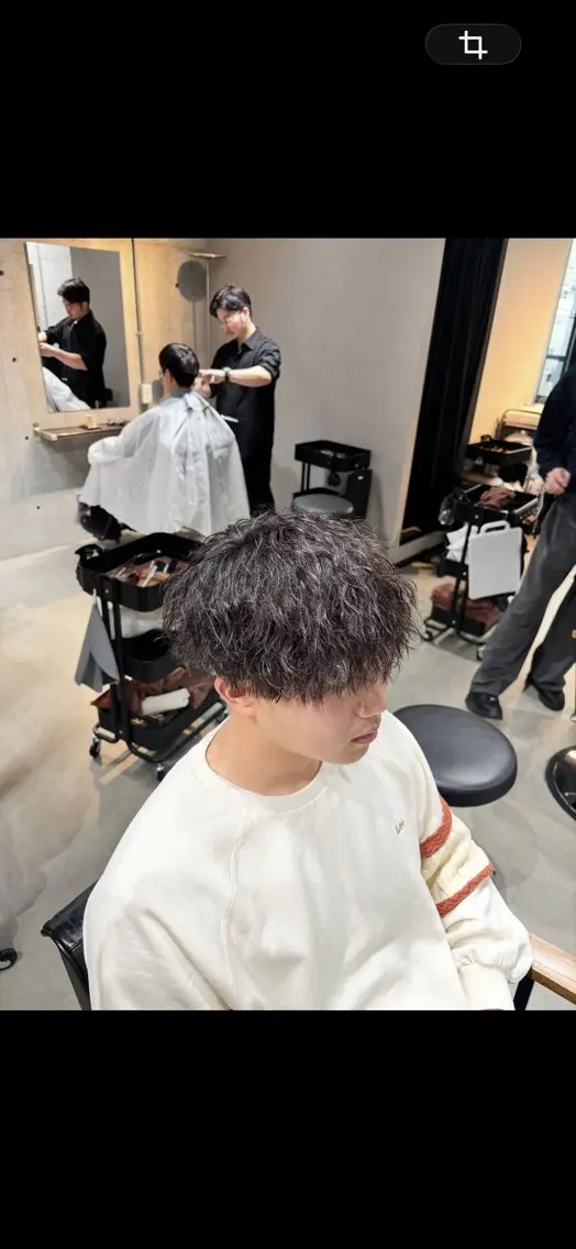 パーマ メンズ カット パーマ メンズパーマ RENのヘアスタイル