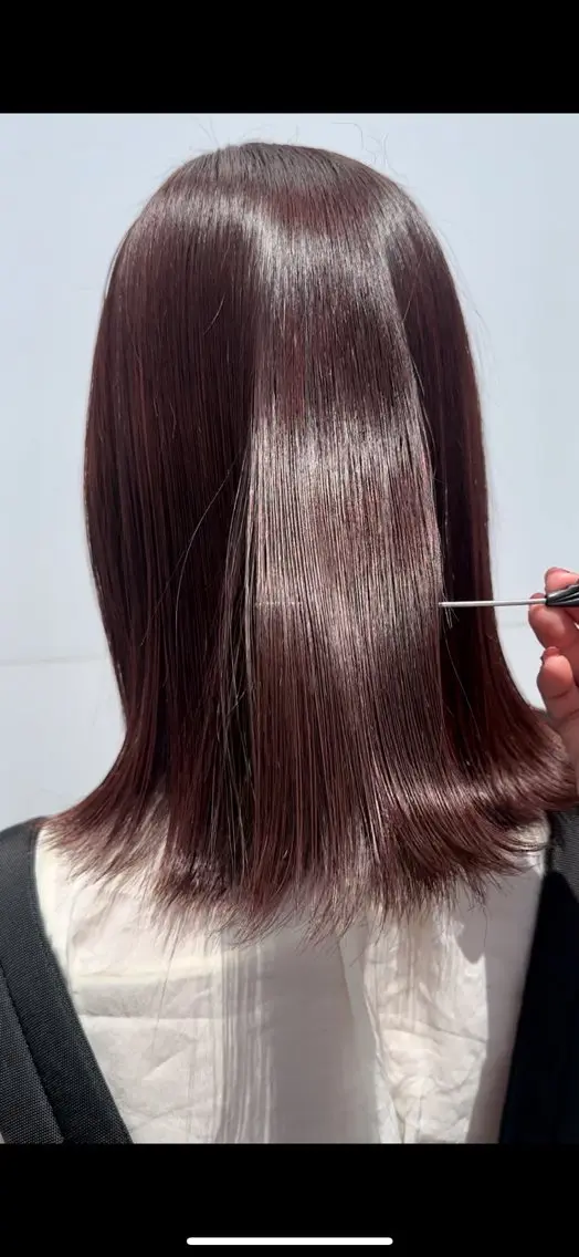 ロング カラー カット ヘアカラー トリートメント 💘韓国カラー💘 クルミのヘアスタイル
