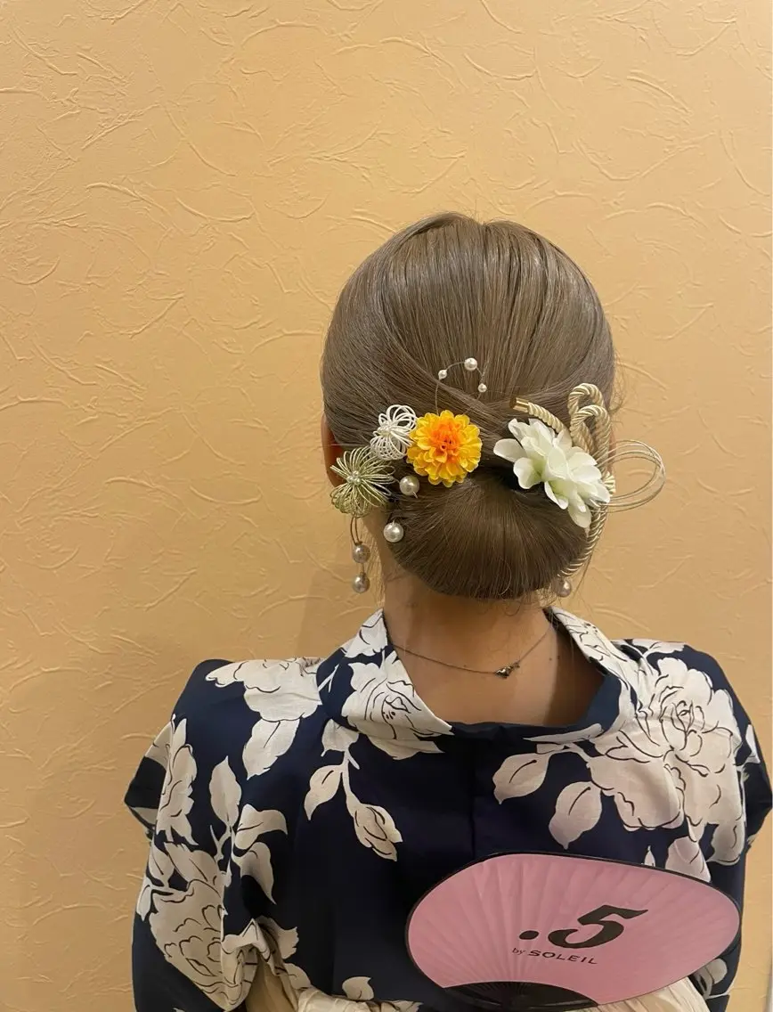 ヘアアレンジ 浴衣 【史上最高】口コミ No.1/ナツキのヘアスタイル