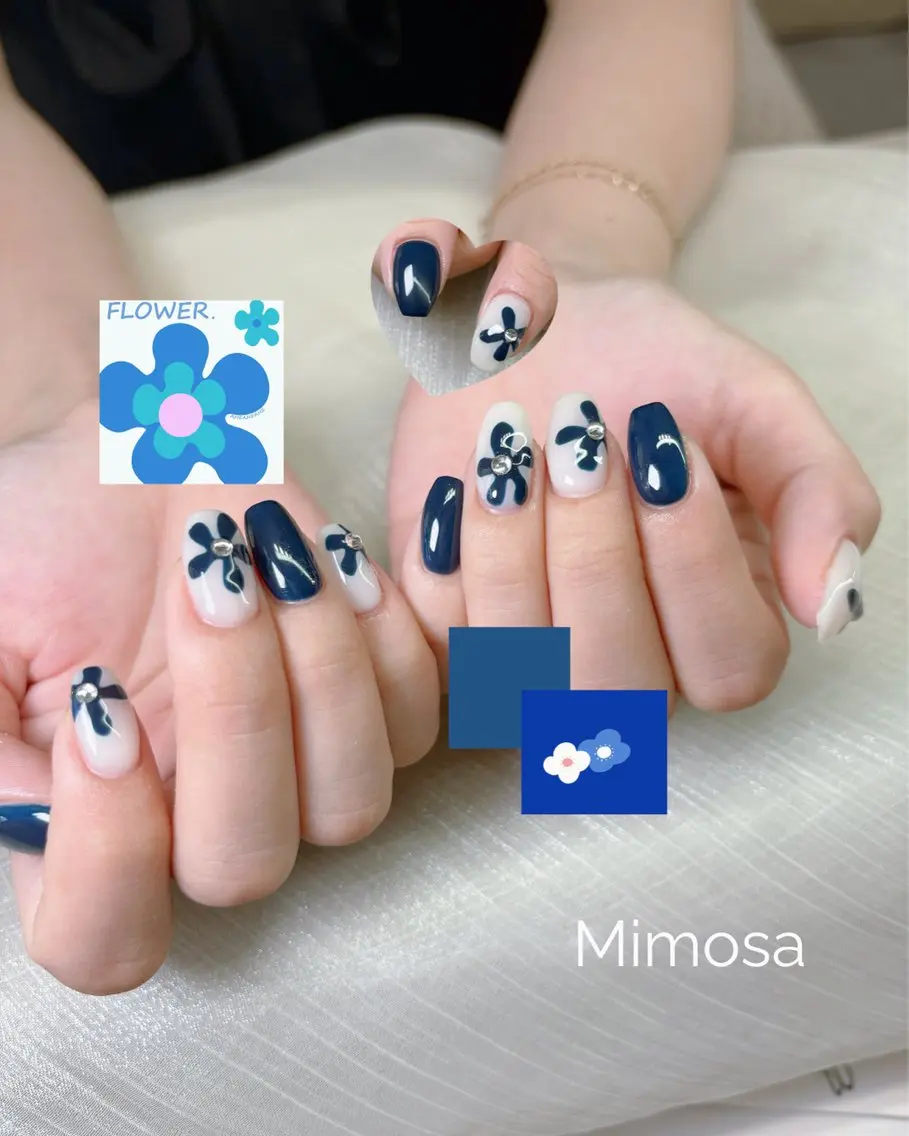 ⭐️持ち込みデザイン💓6本やり放題+4本ワンカラーの写真