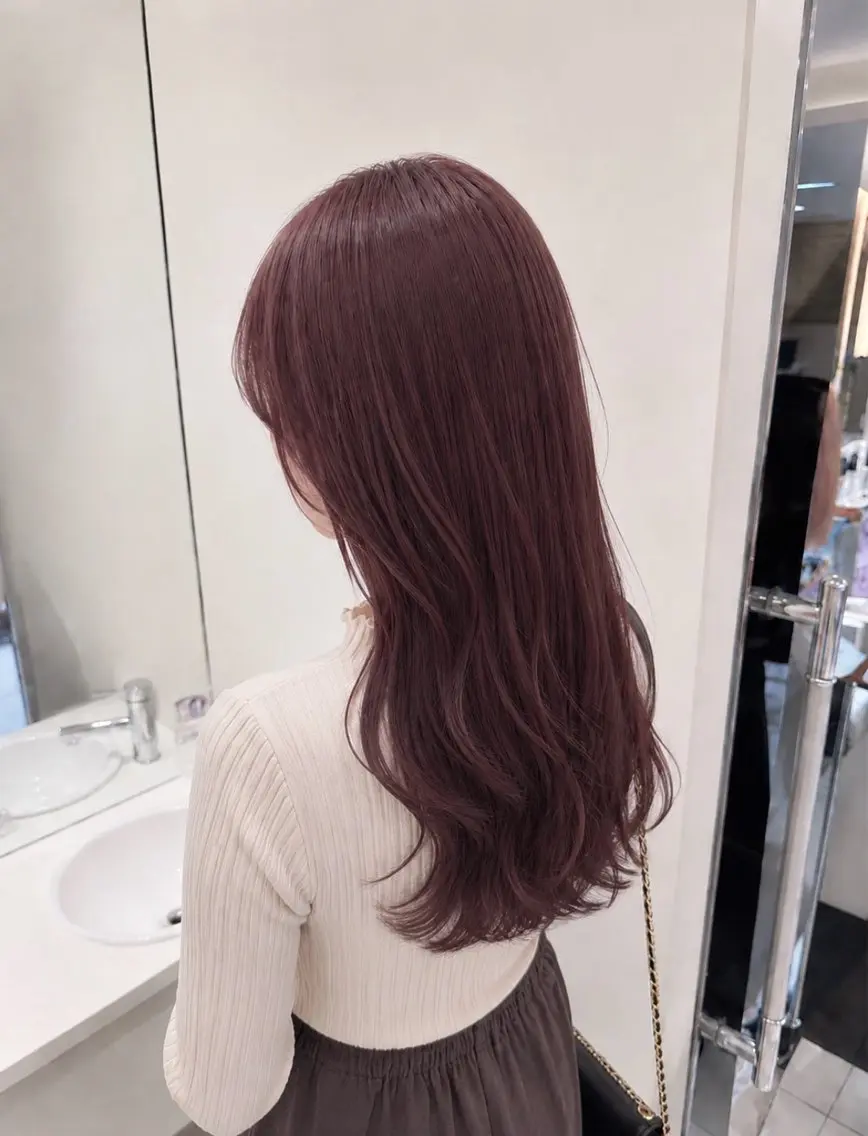 ロング カラー カット ヘアカラー 【モデル様募集🖤】 MIKI//伊勢原のヘアスタイル