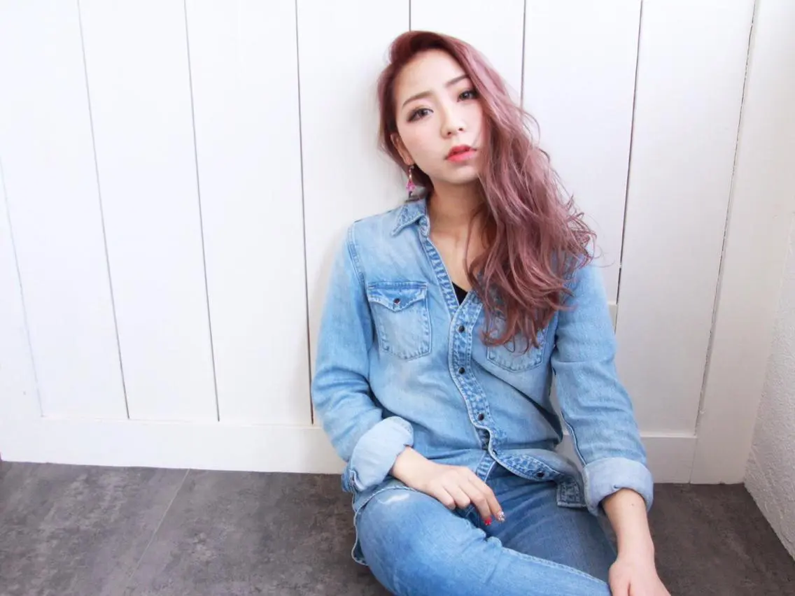 ロング カラー ブリーチ 🍀ナガヤマ ヒデアキ🍀のヘアスタイル