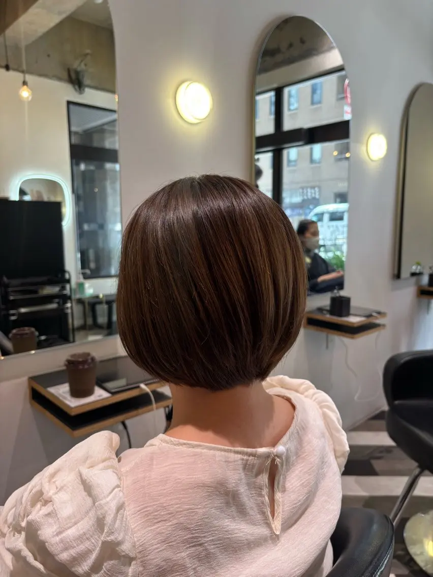 ショート カラー カット ヘアカラー トリートメント 沢井涼人✂︎ 割引有のヘアスタイル