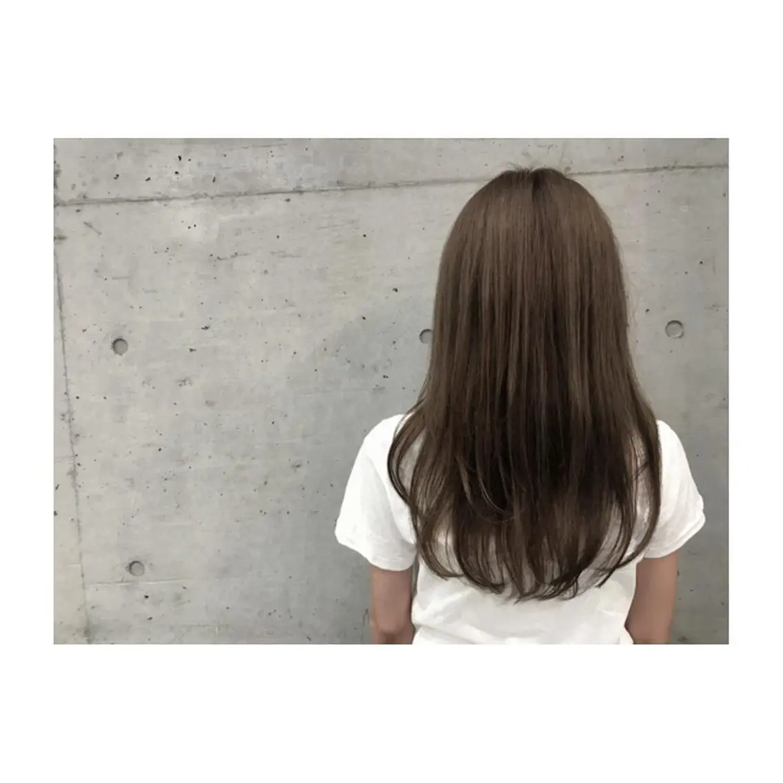 ロング カラー 透明感カラー グレージュ ハイライトカラー ハイライト 大栗 佑也  髪質改善のヘアスタイル