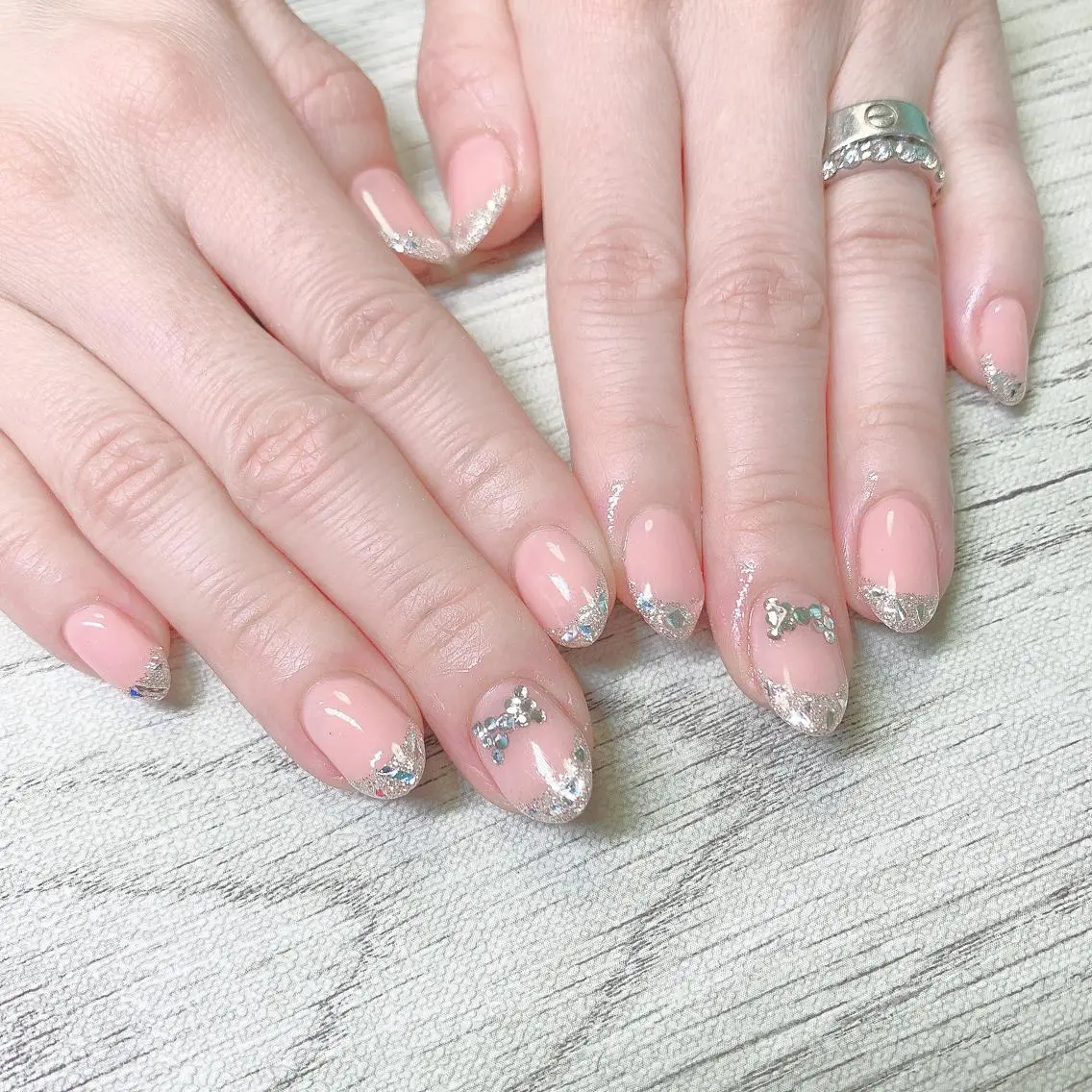 ネイル アートネイル 持ち込み スカルプネイル シンプルネイル ハンドネイル フットネイル Adite nailのネイルデザイン