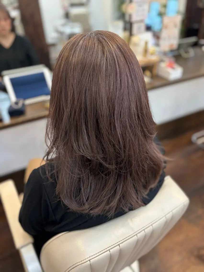 セミロング カラー カット ヘアカラー 🌿吉池 朱莉🌿のヘアスタイル