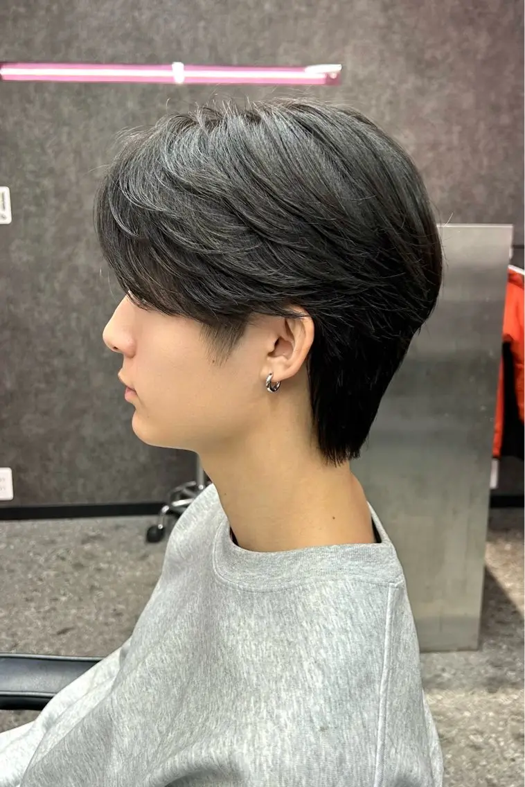 ショート カラー メンズ カット ヘアセット メンズスタイリスト 前田雄輝のヘアスタイル