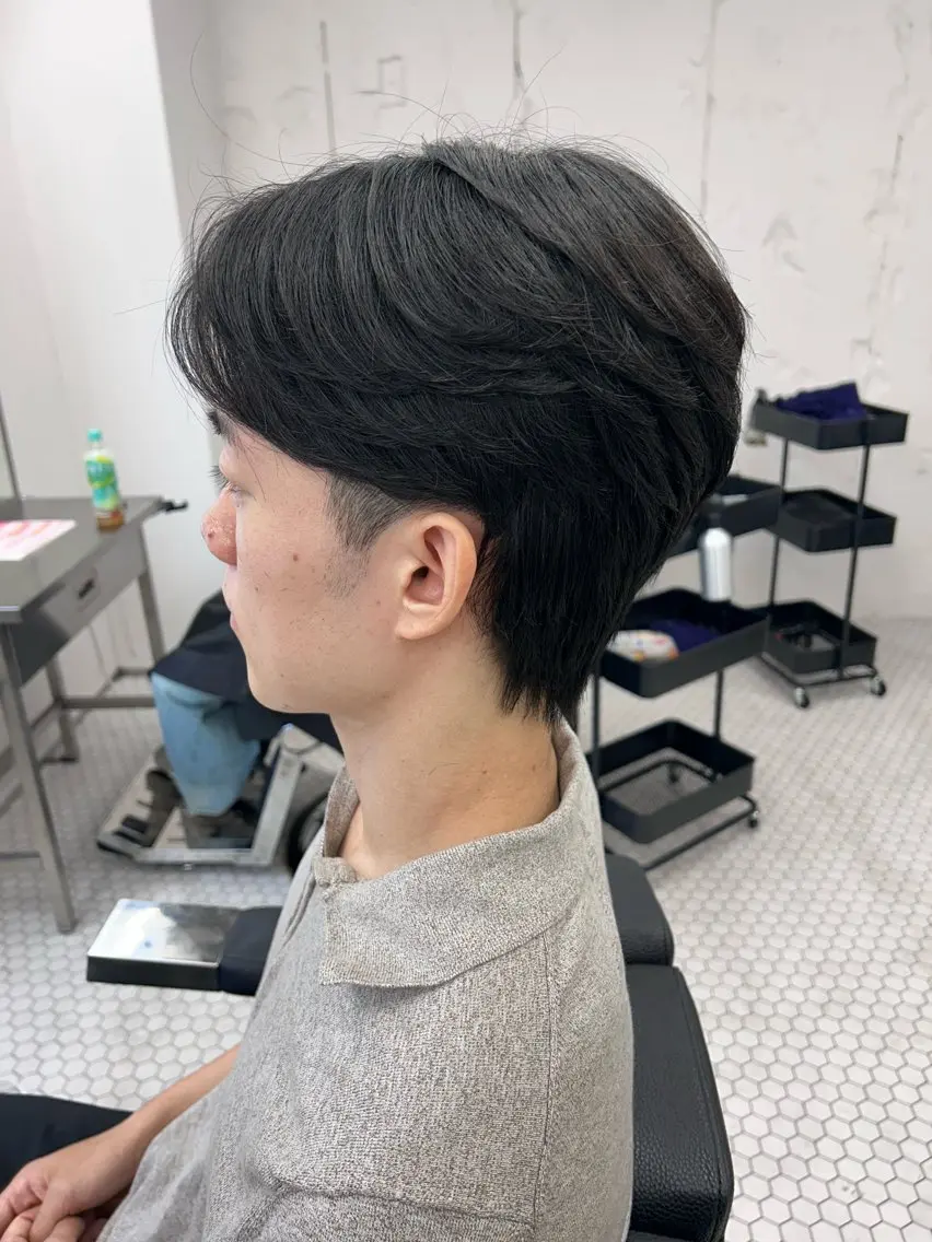 メンズ カット 縮毛矯正 元町/曲がる縮毛矯正 MARIKAのヘアスタイル