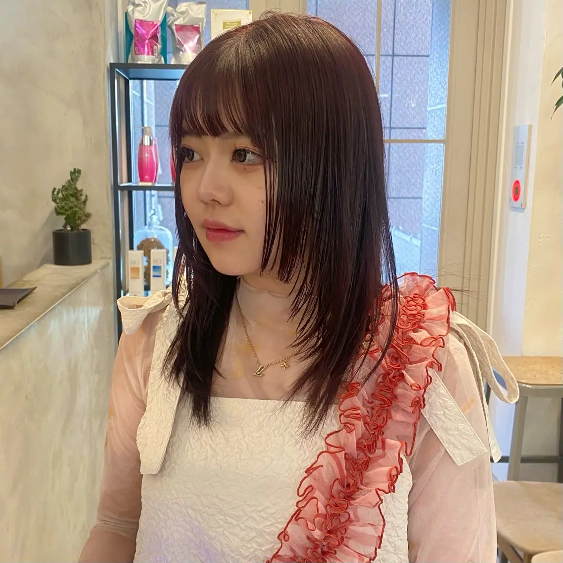 ミディアム カラー カット ヘアカラー トリートメント noa/ 渋谷のヘアスタイル