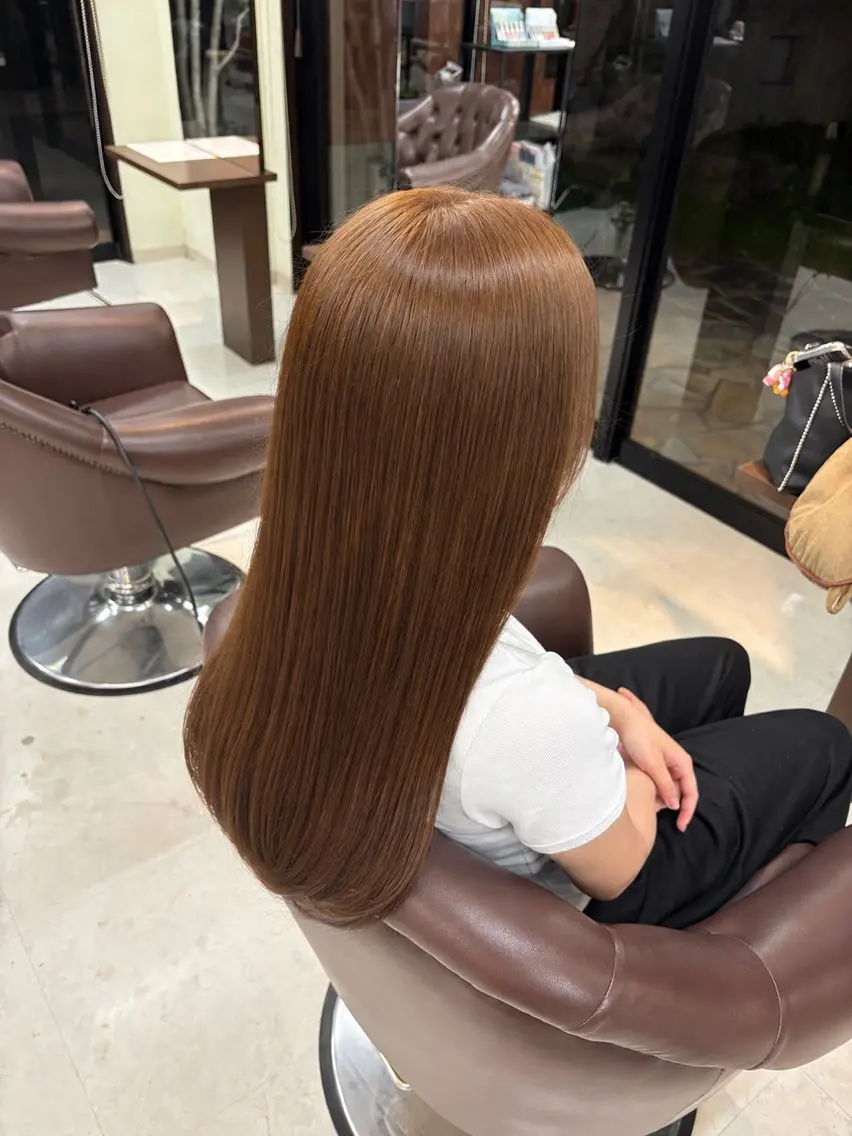カラー ブリーチ ブリーチなしカラー ヘアカラー BALANCE. honokaㅤのヘアスタイル