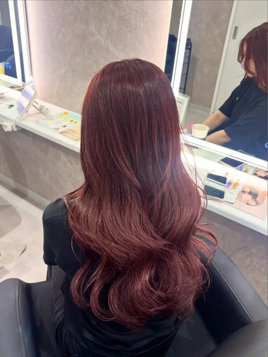 ロング ヘアカラー 🎀柔らか暖色カラ ー💕sayakaのヘアスタイル