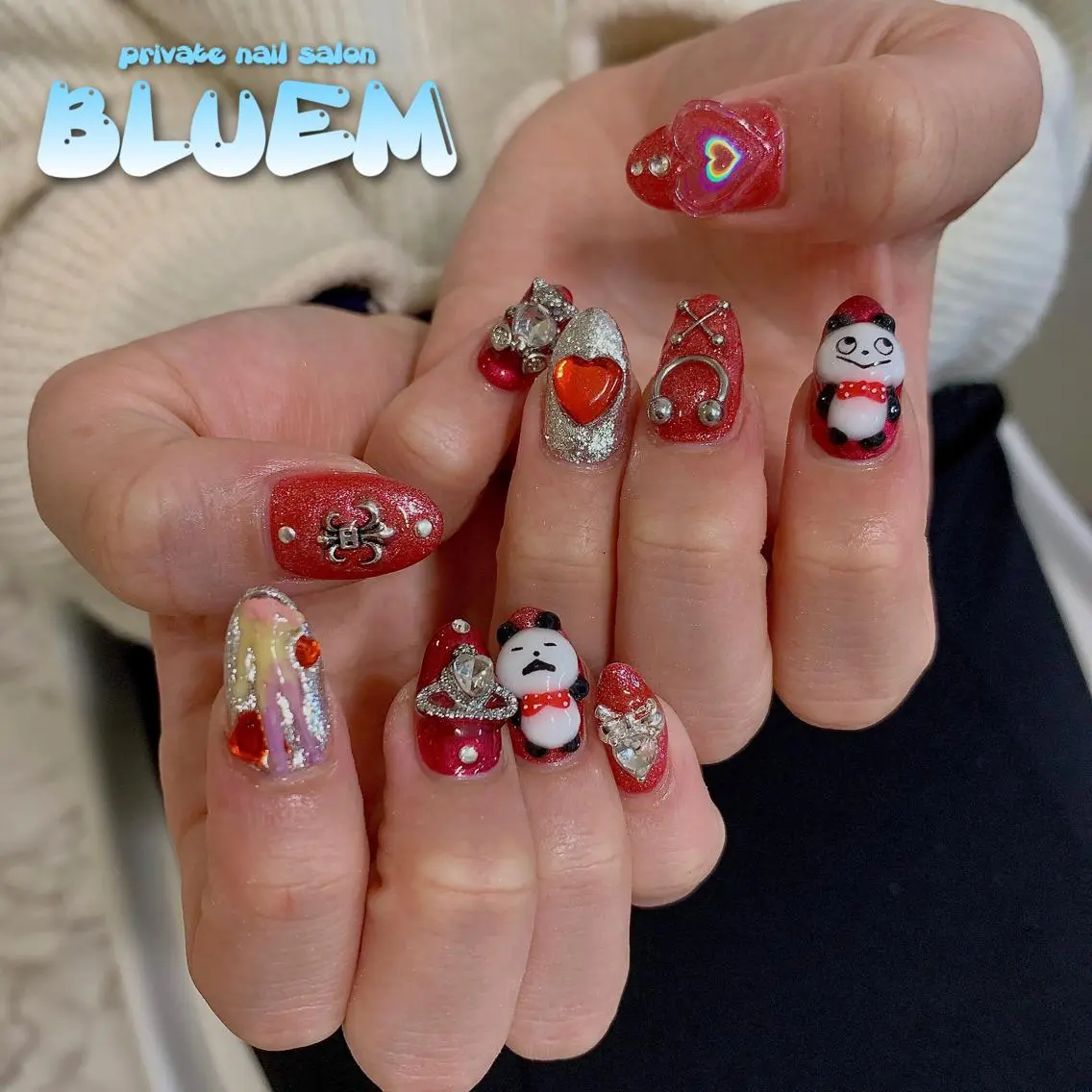 ネイル ハンドネイル BLUEM なな🐶のネイルデザイン