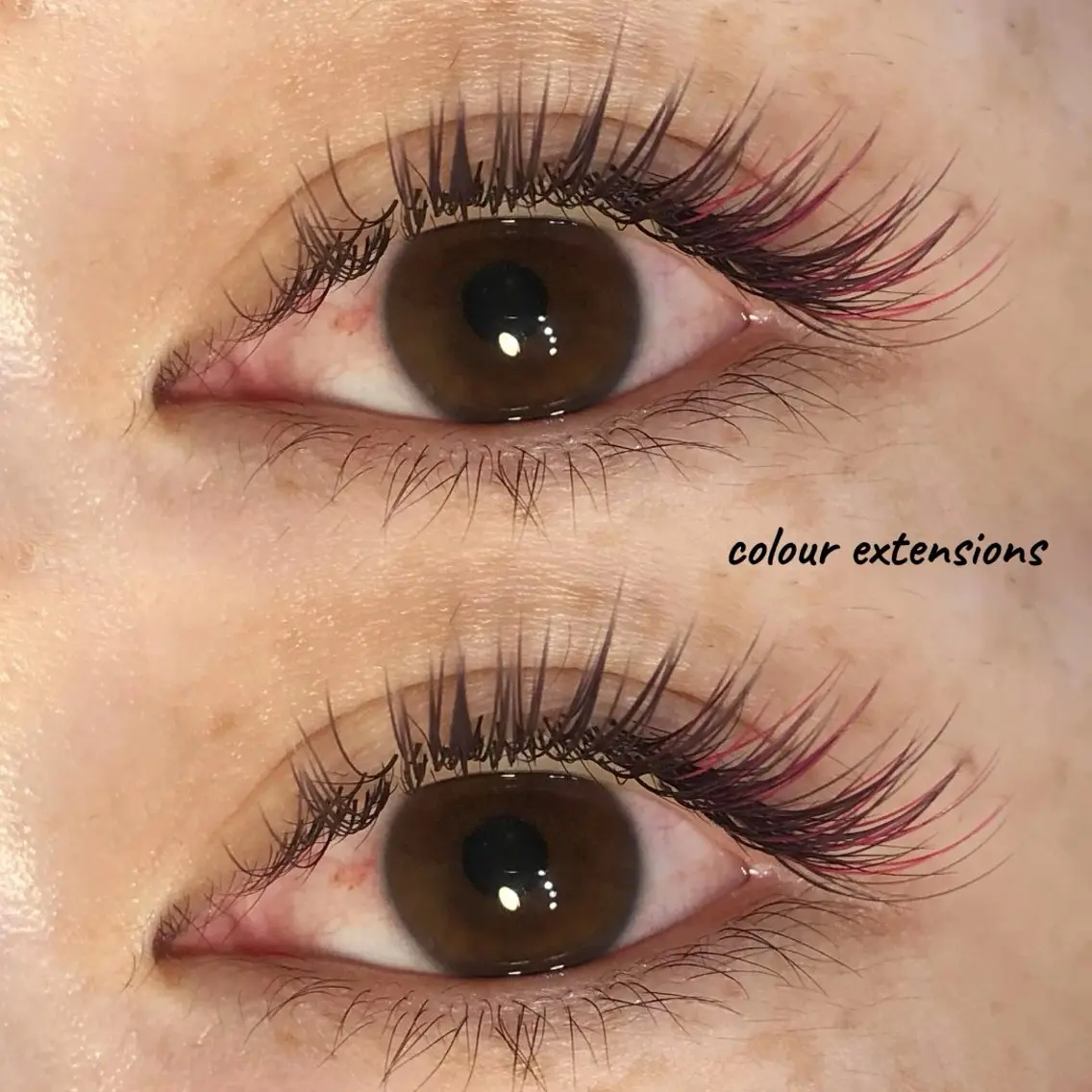 マツエク・マツパ カラーマツエク hair&eye lash aiwのマツエク・マツパデザイン