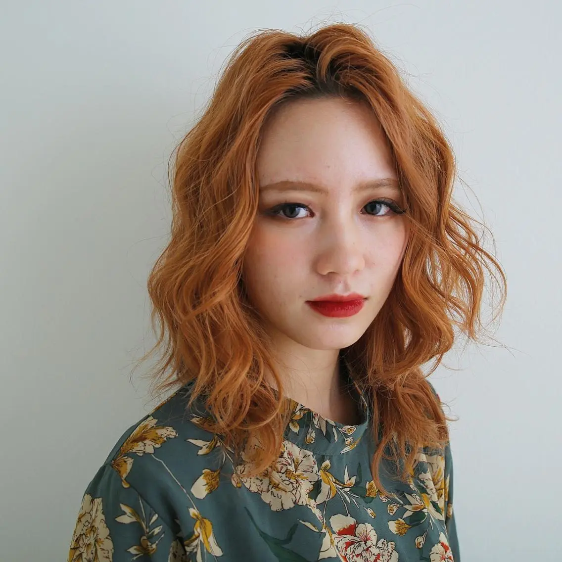 ミディアム カラー 烏丸韓国ヘア🇰🇷 ayaka🎀のヘアスタイル