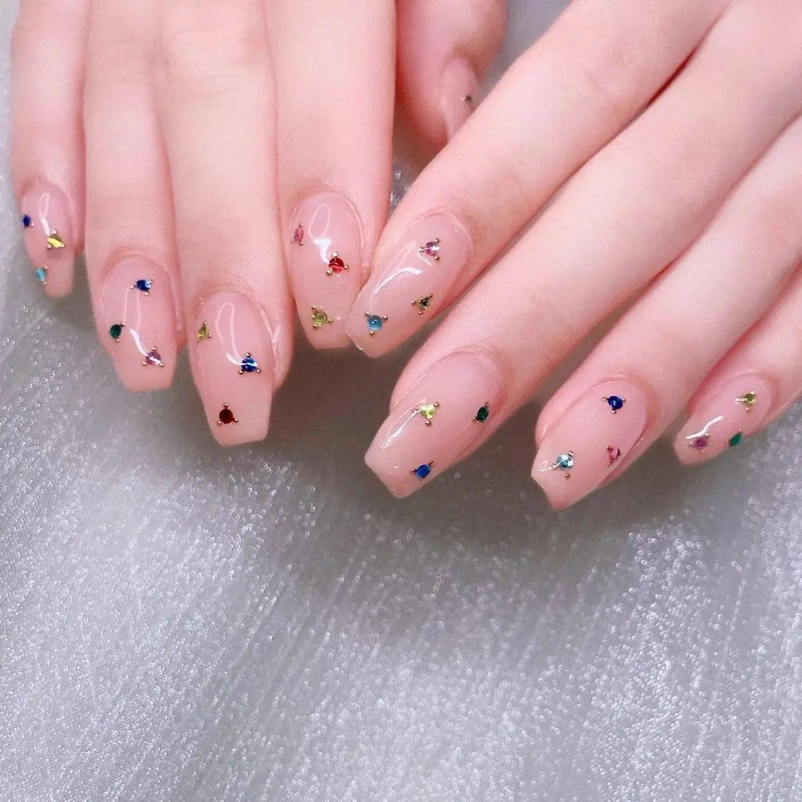 ネイル 長さ出し ハンドネイル Nailist suzuのネイルデザイン