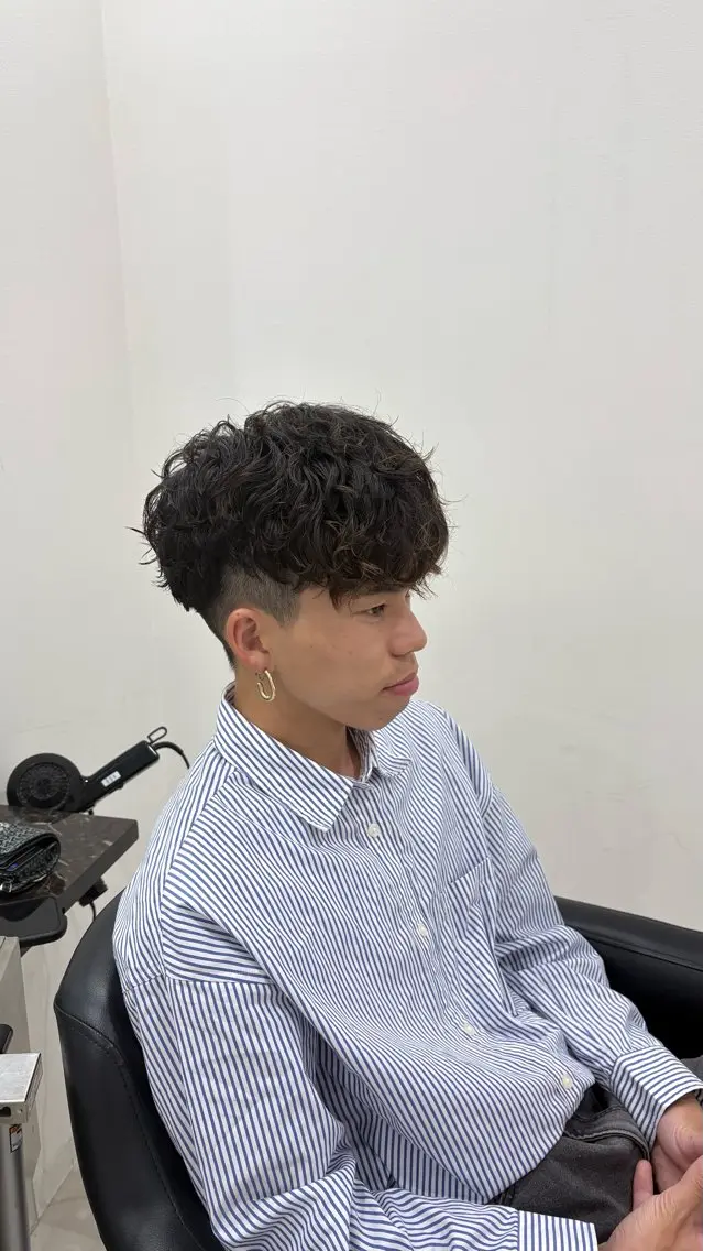 ショート メンズ 小山内 陸のヘアスタイル