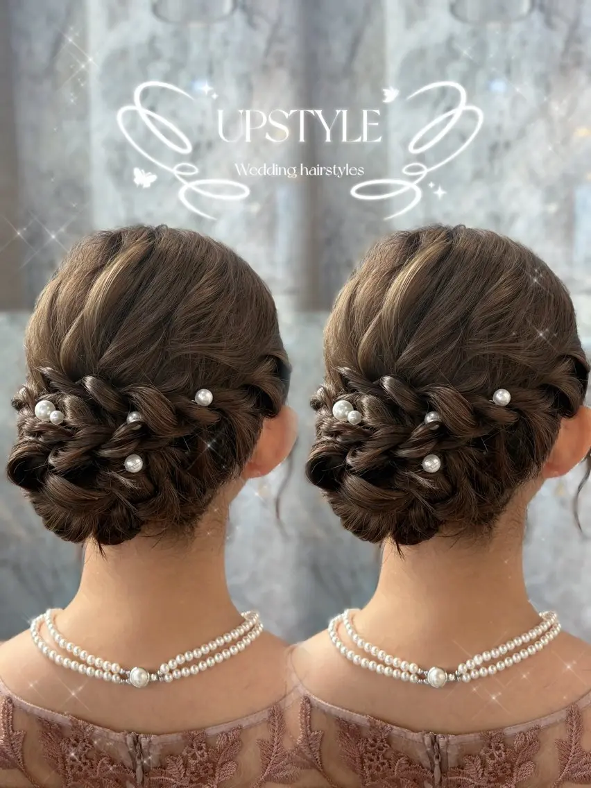 ロング ヘアアレンジ ヘアセット 💎あおい💎大宮 🦋ワンカラー🦋のヘアスタイル