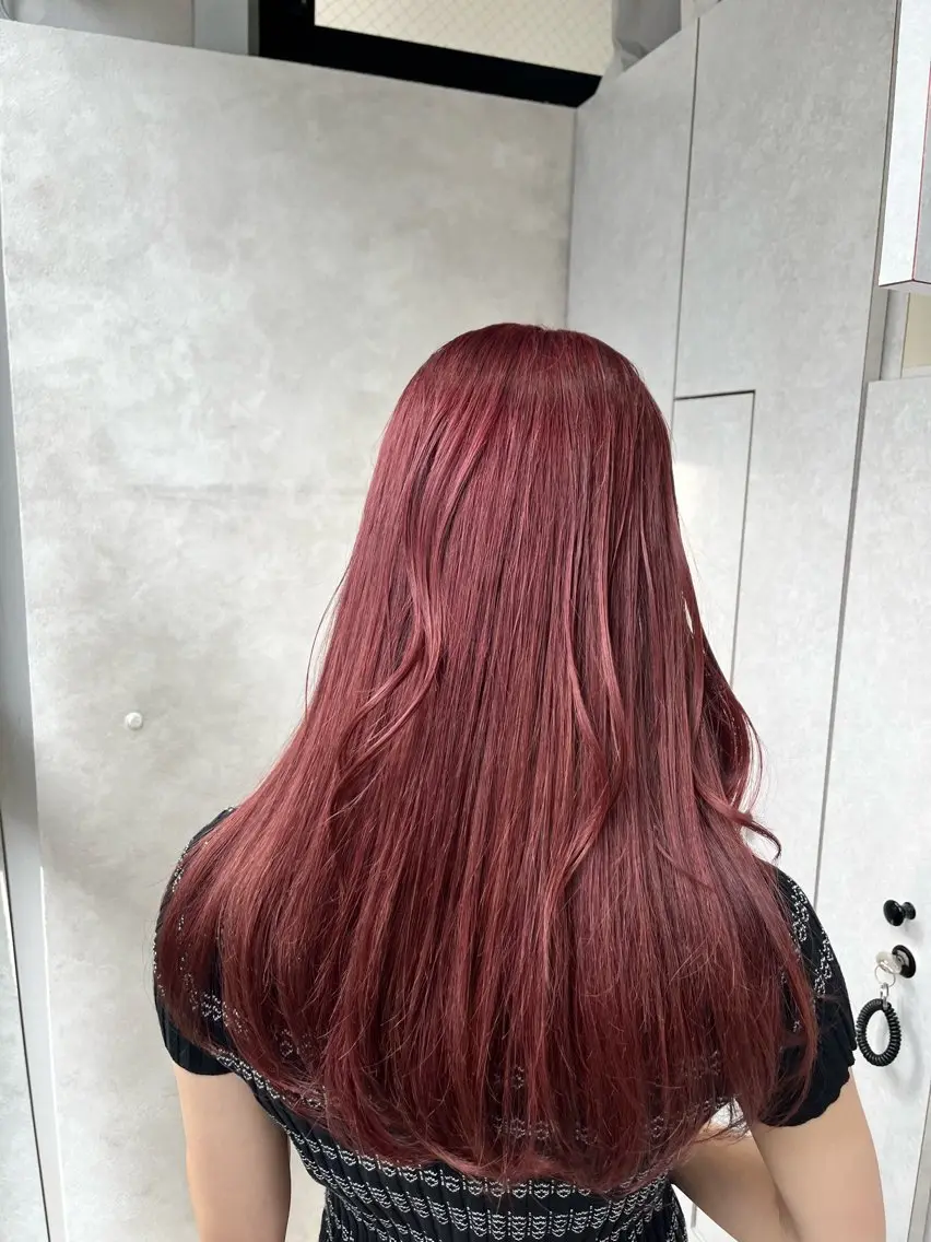 ロング ヘアカラー 大宮レイヤーカット× 透明感カラー rioのヘアスタイル
