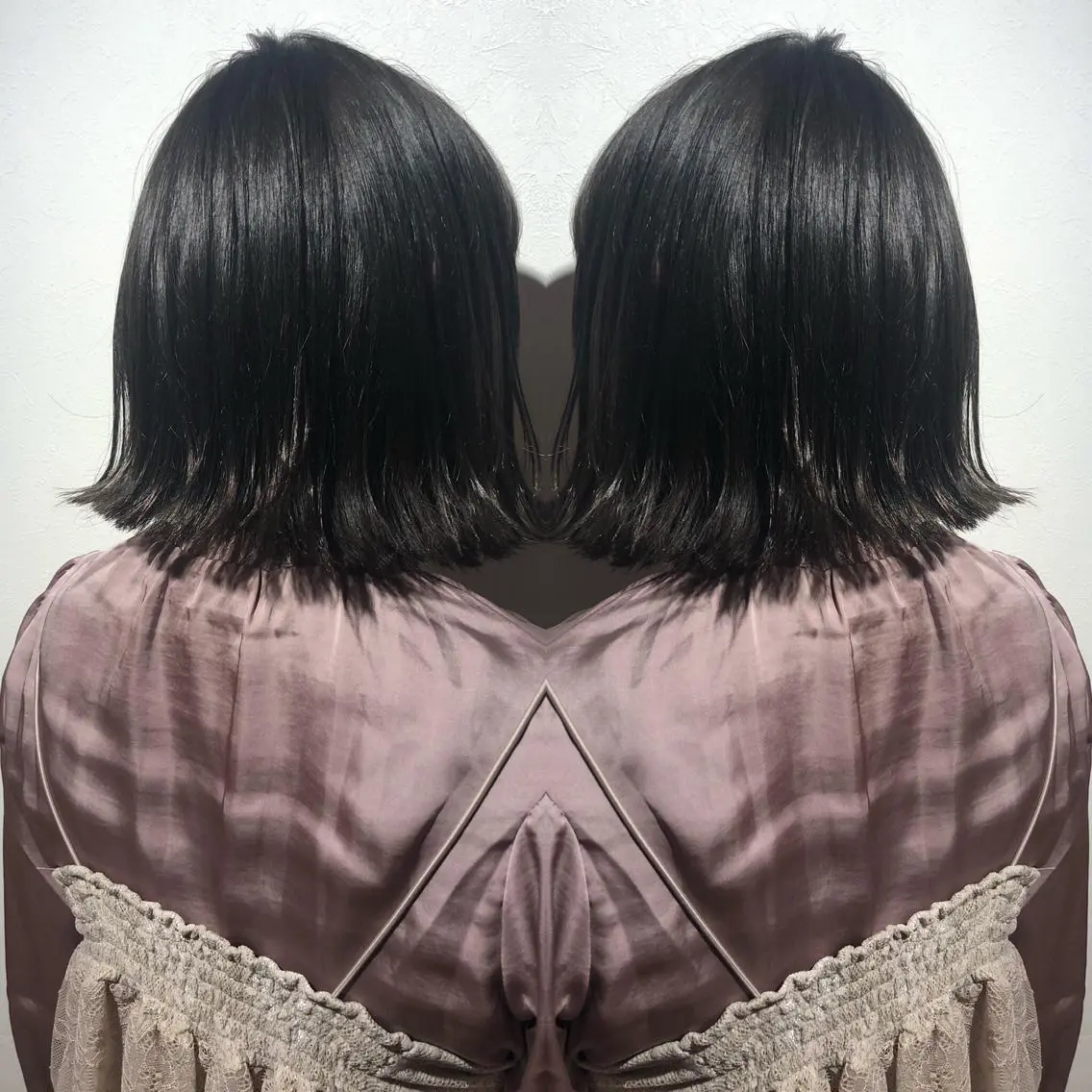 ミディアム カラー カット ヘアカラー トリートメント ♡美髪•艶髪♡砂川 なつきのヘアスタイル