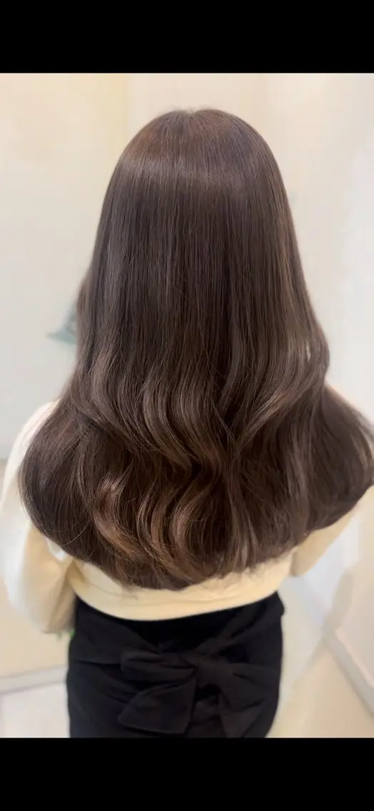 ロング カラー ベージュカラー 透けるbrown カラー🎗♡yukaのヘアスタイル