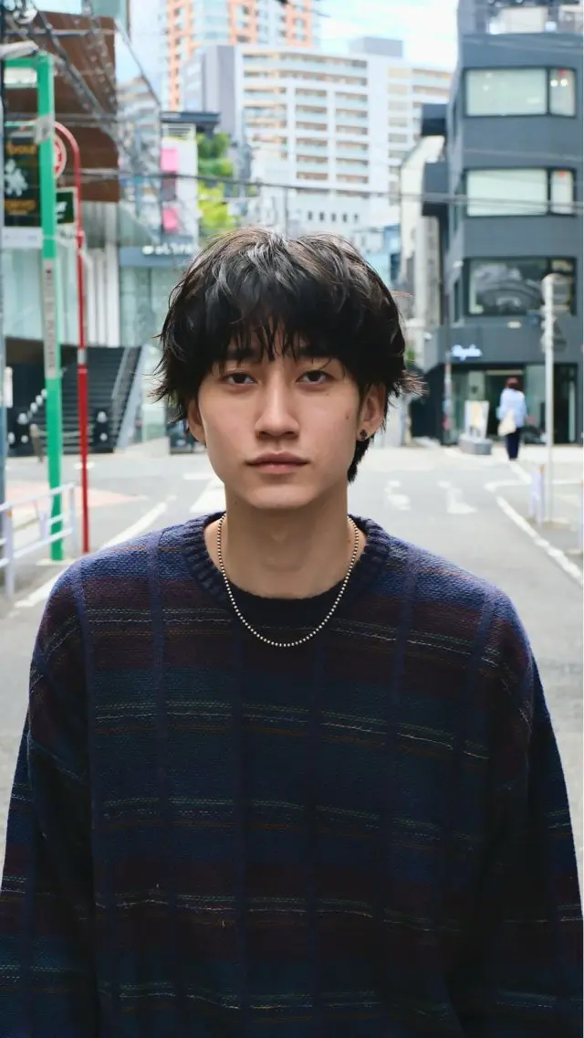 パーマ メンズ カット パーマ 渋谷シャドウパーマ 特化うえちりくのヘアスタイル