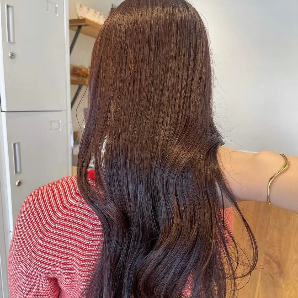 カラー ブラウンカラー ピンクカラー ヘアカラー .sirohair momoka🫧のヘアスタイル