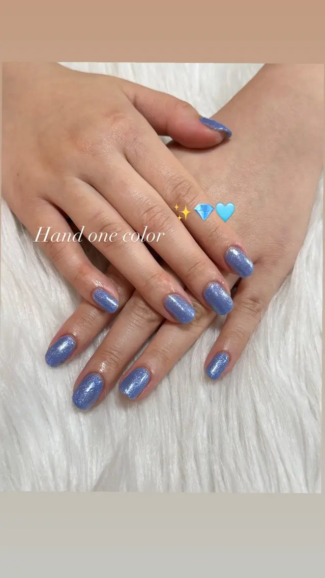 ネイル ワンカラーネイル ungu  Ami 🎀✨️のネイルデザイン