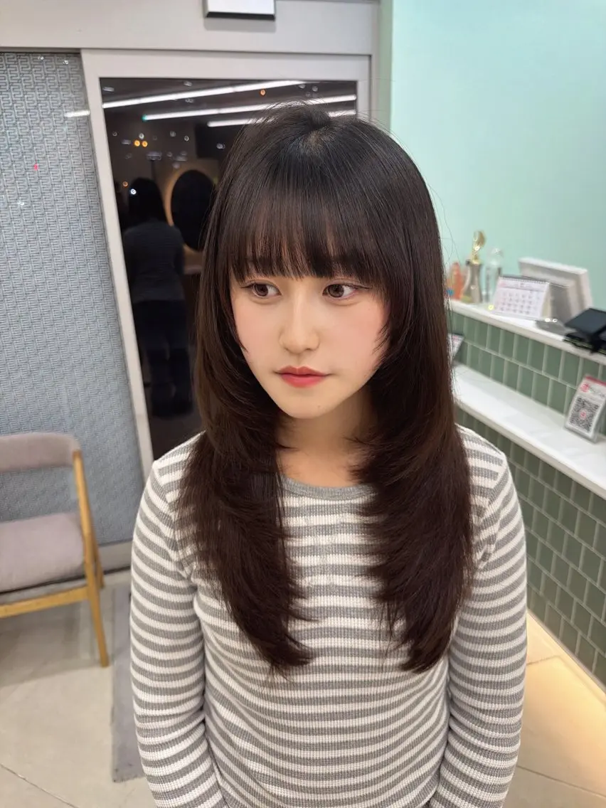 ロング KEITO/髪質改善 ／白髪ぼかしカラーのヘアスタイル