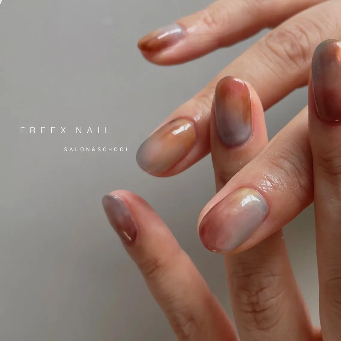 ネイル ニュアンスネイル ハンドネイル ハンドケア freex nail /ニュアンス/個性派のネイルデザイン