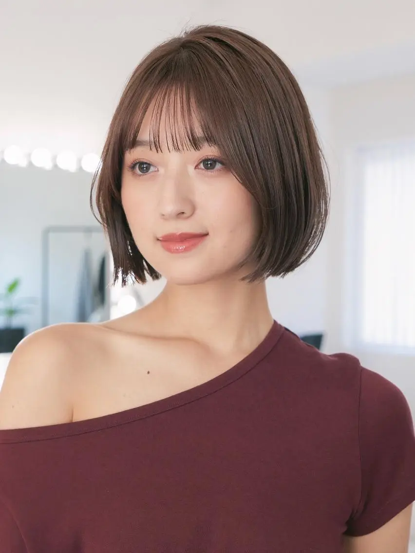 【似合わせ】前髪カットの写真