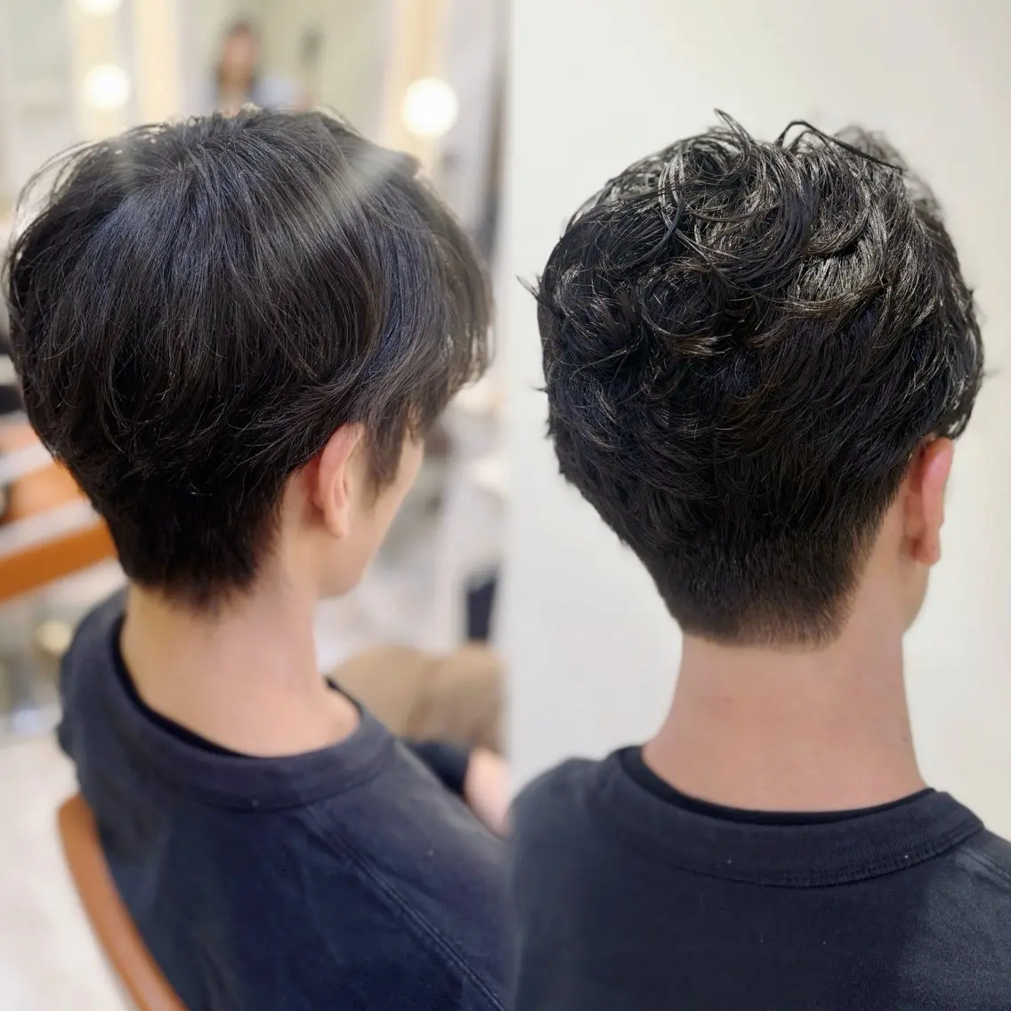 ショート メンズ カット 💙mai🫧 縮毛矯正・ハイライトのヘアスタイル