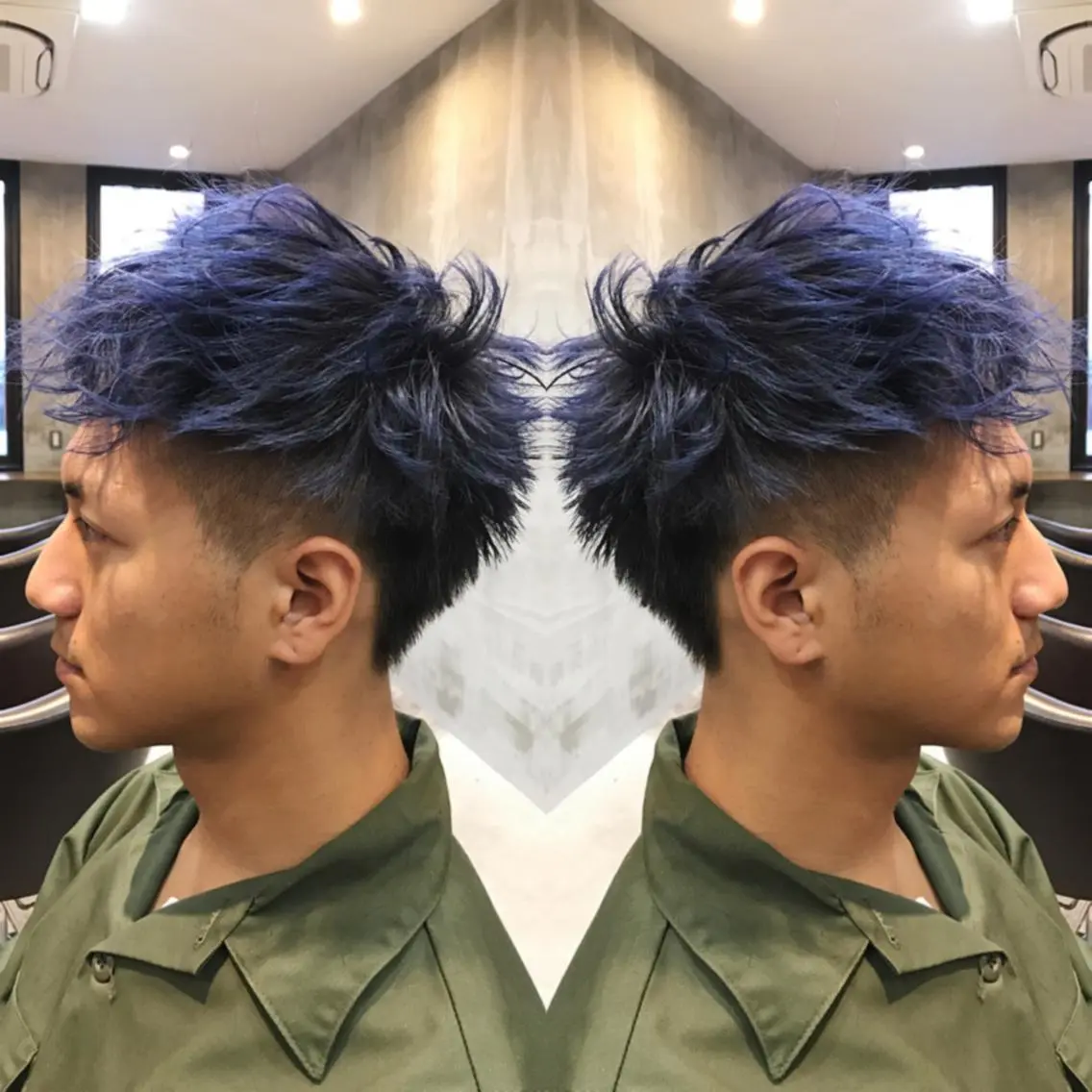 ショート カラー メンズ カット ヘアカラー トリートメント 重政 和樹のヘアスタイル