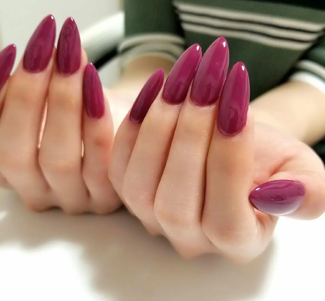 ネイル ワンカラーネイル スカルプネイル nail salon ipuniのネイルデザイン