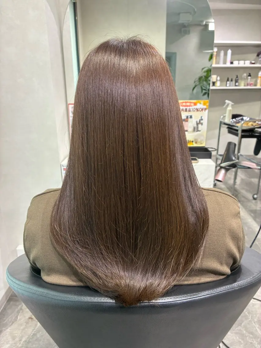【10名様限定】カット＋髪質改善ストレート🫧の写真