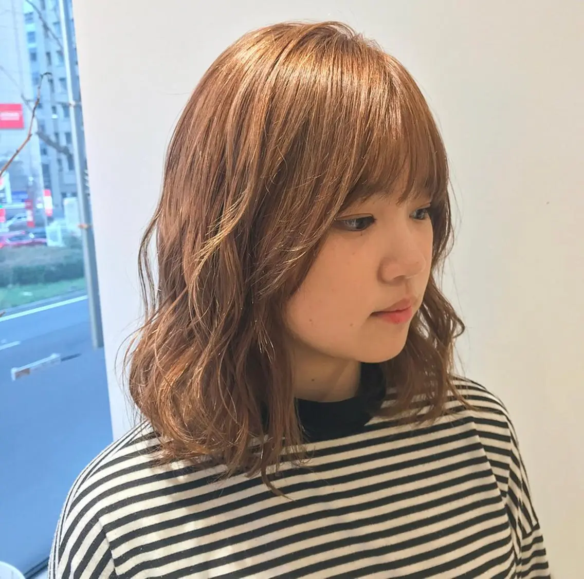 ミディアム 大阪ヴィーガンサロン KANAKOのヘアスタイル