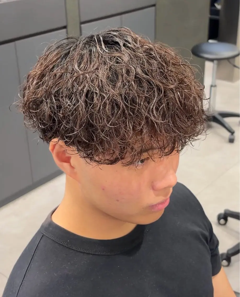 パーマ メンズ カット パーマ 💥パーマ特化💥 /メンズ専門/そらのヘアスタイル