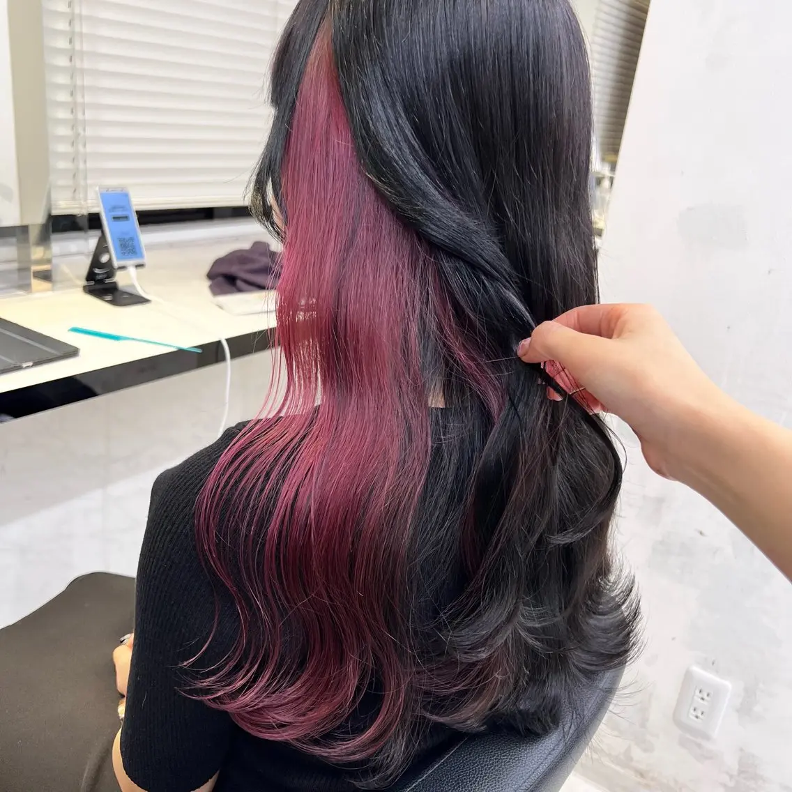 ミディアム カラー ヘアアレンジ カット ヘアカラー トリートメント ヘッドスパ ヘアセット 💕上野美容師☁ ブリーチ💖サワのヘアスタイル