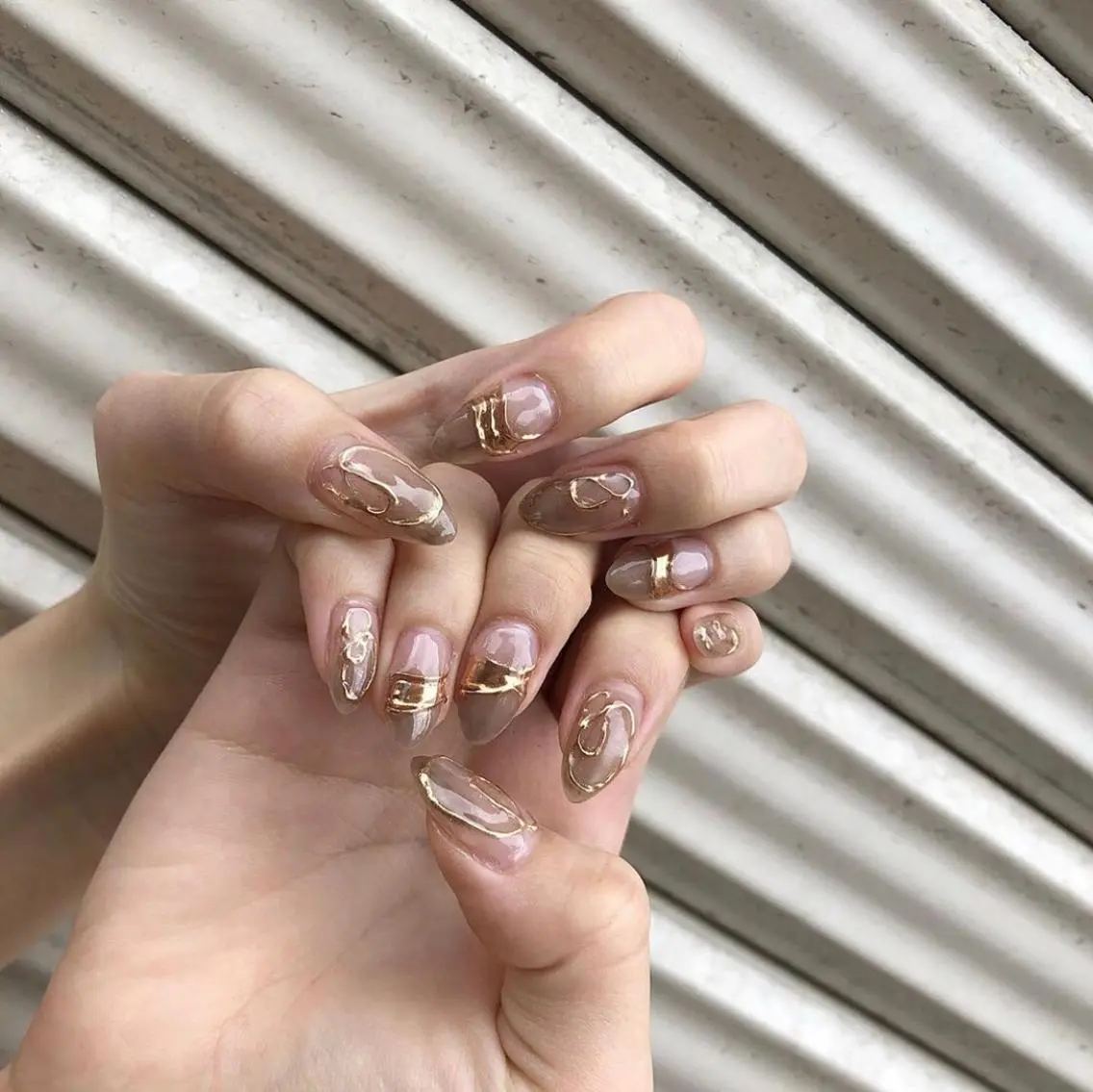 ネイル ニュアンスネイル nail salon granveilのネイルデザイン