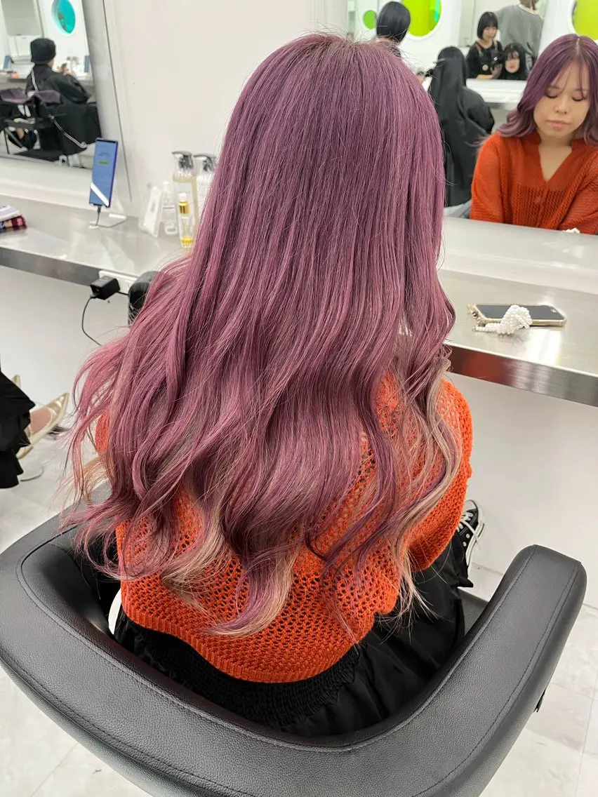 セミロング カラー ヘアアレンジ 愛されカラー🩷 はるなのヘアスタイル